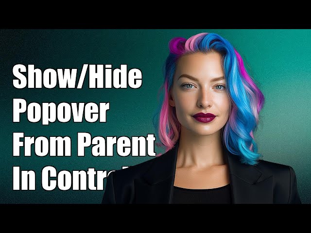 AngularJS: Show or Hide Popover from Parent Element in Controller
