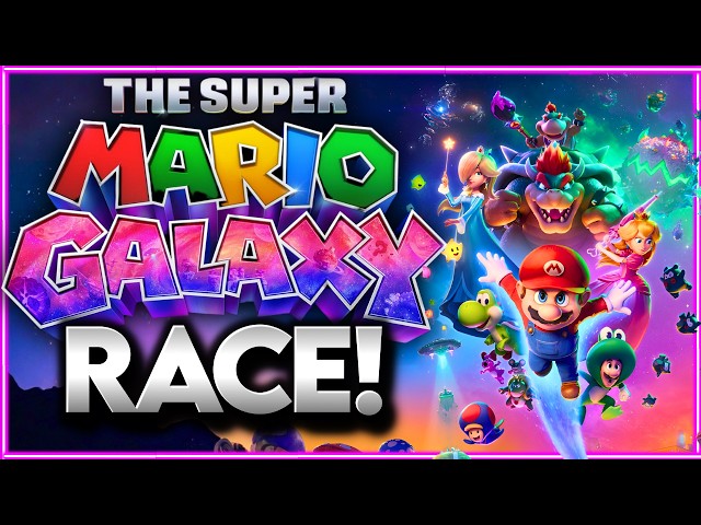 ⭐️Super Mario Galaxy Race! 🍄🏁 Kids Exercise & Brain Break | Just Dance & workout🐸