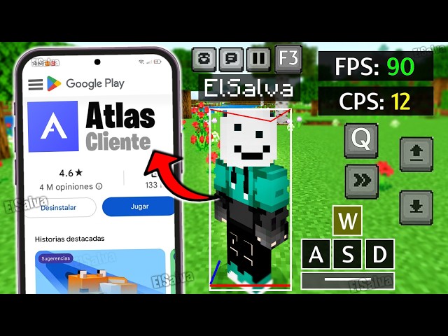 🔥 NEW CLIENT on PLAY STORE for MINECRAFT PE!! (v26.X) 😯 | ATLAS CLIENT