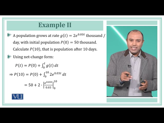 Integrals of Exponential Functions Real-life Applications | Calculus 1 | MTH5101_Topic139