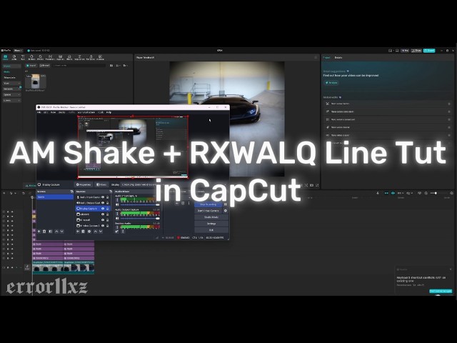 AM Shake + RXWALQ Line Tutorial in CapCut