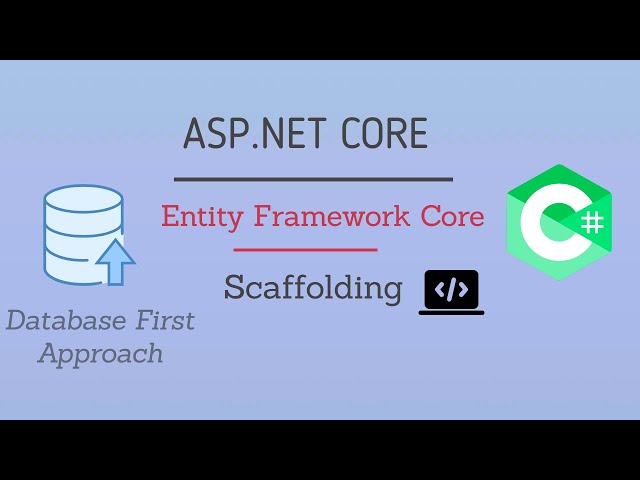 ASP.NET Core - Scaffolding with Entity Framework Core (Database first approach)