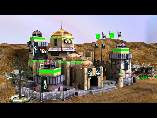 USA Neutralizes GLA Threats in Cairo | C&C Generals Revolution Project Mod - Mission Map