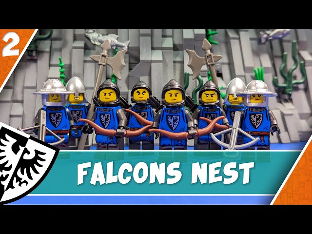 Building a Black Falcon Fortress | Ep.2 - Rockwork | Lego Castle MOC