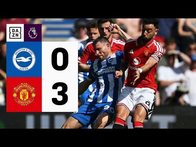 Brighton vs Manchester United (0-3) | Match Highlights and Goals | Premier League Highlights