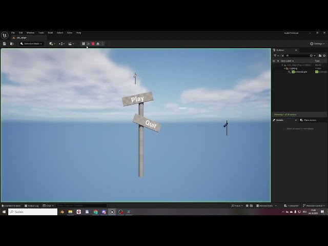 UE5 3D Button Tutorial: Mesh Button System