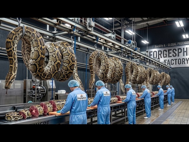 Inside an Ultra Luxury Python Leather Processing Facility: How Are Million Dollar Jackets Made?