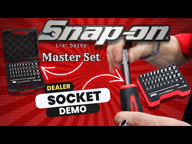 Snap On Socket Demo Does This Prove They Are The Best?  Master Socket Set