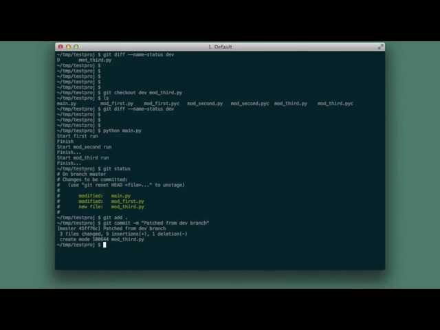 [Git] Patch Some Files From Another Branch
