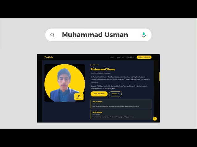 Muhammad Usman | WordPress Developer Video Introduction