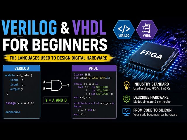 Verilog and VHDL Explained for Beginners | The Languages Used to Design Digital Hardware | Uplatz