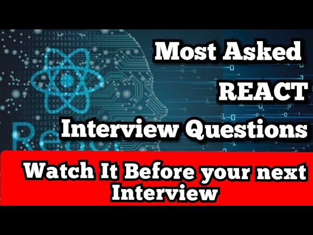 Top React Interview Questions | React.js