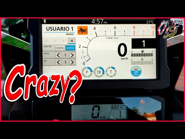 Tutorial Display Africa Twin 2021  --Crazy Honda🤯✌??--  //Screen CRF1100L Africa Twin// ??