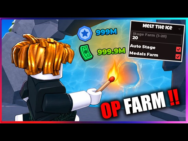 🔥 Melt The Ice Script - INF MEDALS, AUTO STAGE