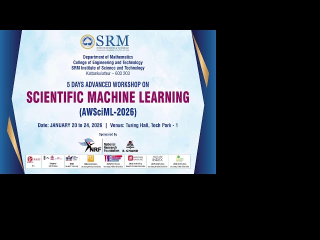 Scientific machine learning