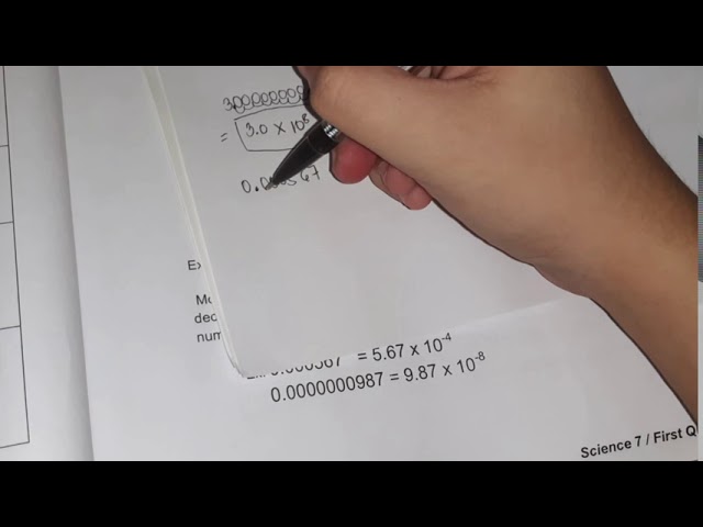 Scientific Notation + Examples/Exercise (tagalog) | SCIENCE 7 1ST QUARTER | Teacher Eych B.