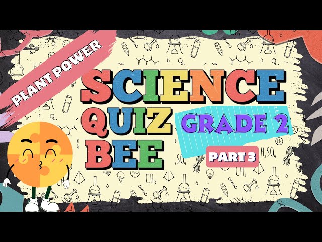 Science Quiz bee for Grade 2 | Quiz 3 | Plant Power | Quiz by brainYs