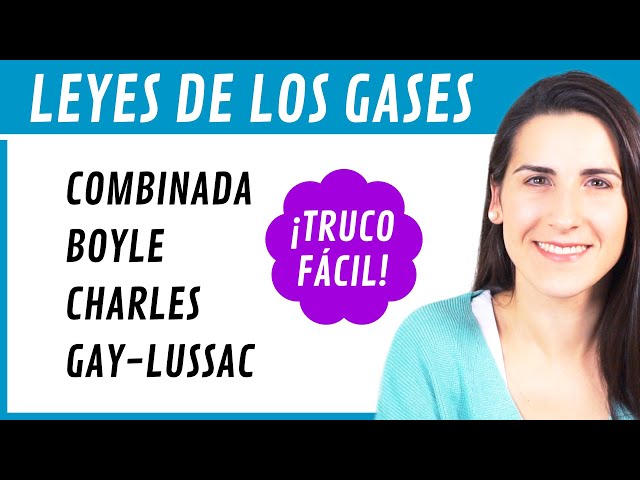 LEYES de los GASES 🎈 TRUCO FÁCIL para Aprender las Fórmulas