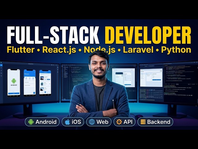 Professional Full Stack Developer | Flutter | React.js | Node.js | Python | Laravel