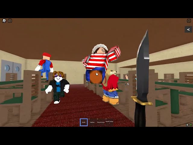 100 Players, Sort Of. (Roblox MM2 NPC Kill 2)