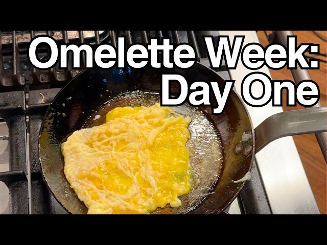 Omelette Week Day One: Learning Omelette Roulèe