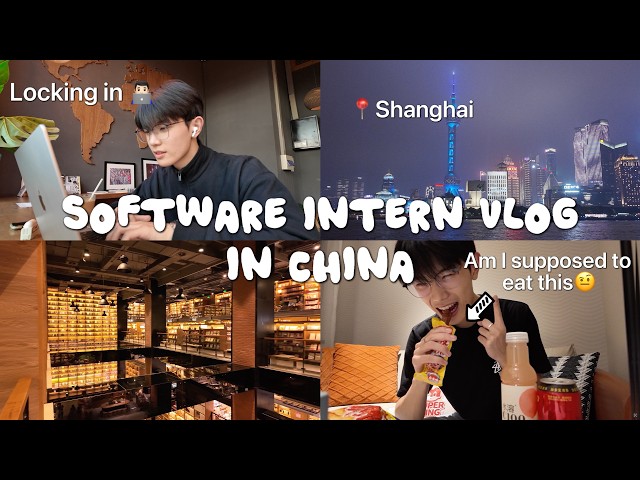 Solo Traveling Across China While Working a Software Internship (Vlog)✈️💻