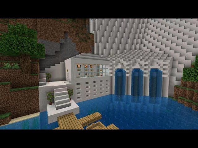 Dam with Redstone Control Room