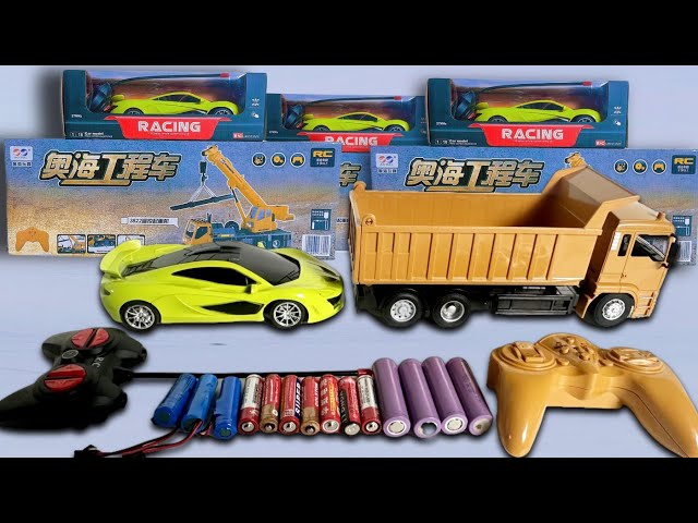 Remote control Engineering Truck 2.4ghz vs Super racing Car High Speed 2.4ghz unboxing &Testing|ASMR