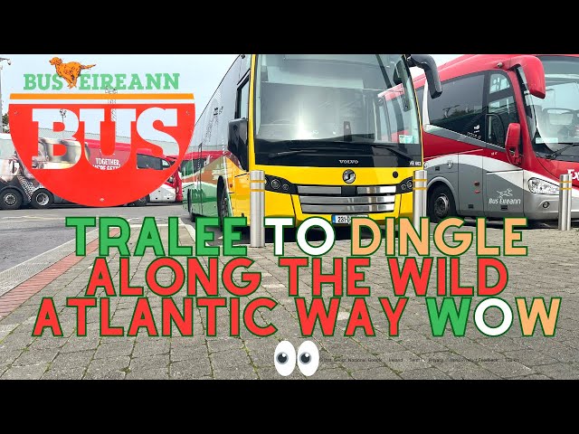 Tralee to Dingle bus Co Kerry and must see places 🇮🇪   4K