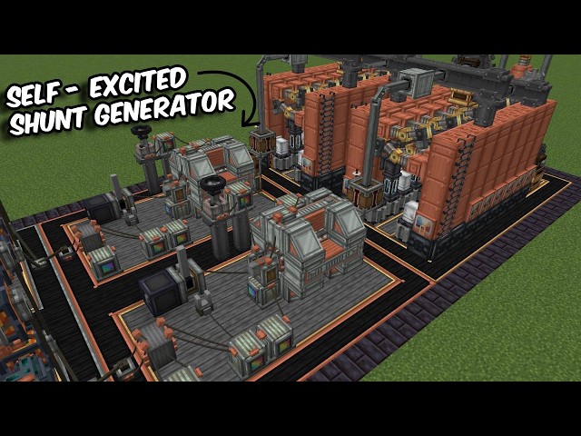 Create: POWER GRID - Modular 4.3 kW Generator - Power Plant Tutorial