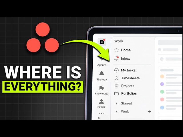 Asana UI Update: New Sidebar, Knowledge Tab and Pages Explained