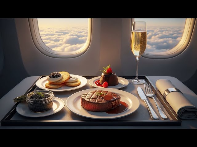 Which First Class Airline Meal Would You Choose? ✈️🌍 20 Countries Luxury Airplane Food | Satisfying