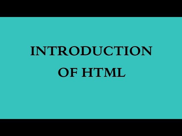 1 - 2. INTRODUCTION OF HTML - TAGALOG VERSION-Craftedby TEE
