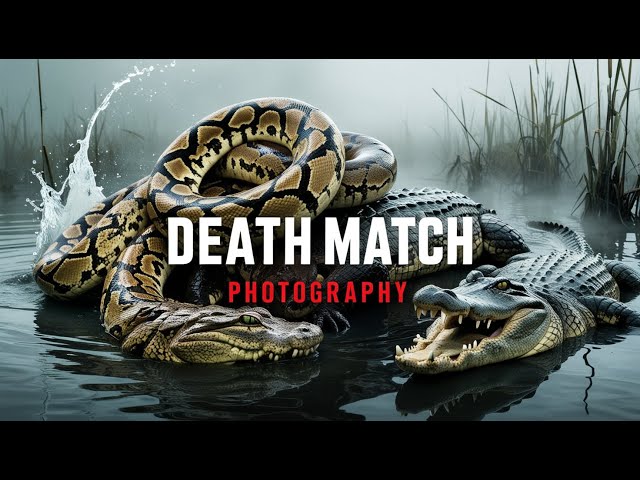 Python vs Alligator: Swamp Death Match
