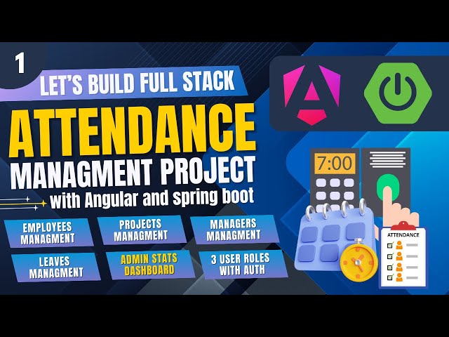 Project Overview and Demo | Attendance Management Project | Spring Boot & Angular | #1