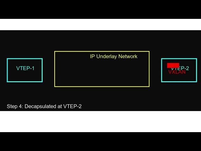 “VXLAN Packet Flow Animation