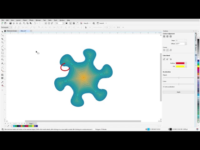 The Contour Tools in CorelDRAW