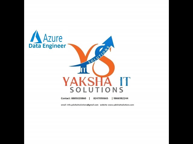 01.Data Engineer Demo class (14-03-26) Azure Data Engineer March Batch  | Yaksha IT Solutions |