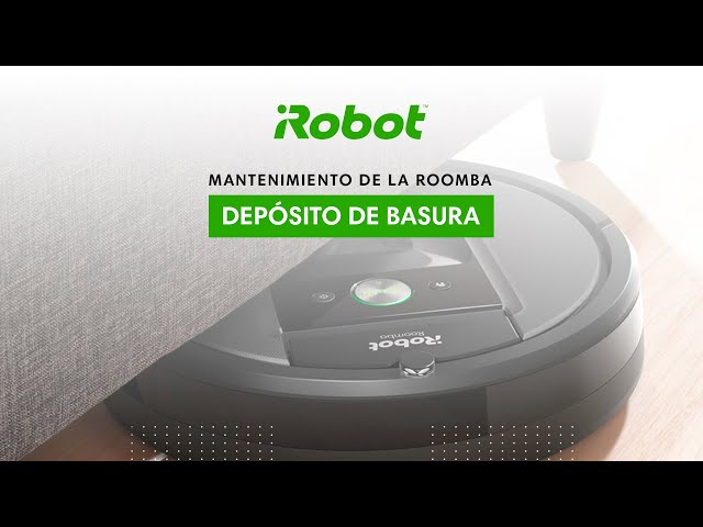 MANTENCIÓN ROOMBA - Limpieza depósito de basura