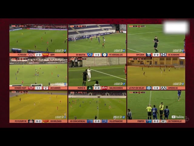 MULTIPLEX LIGUE 3 : 4ème journée ! J4 2026 - LIVE