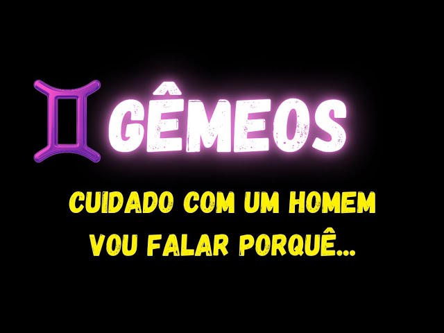 ♊️GEMINI🚨BEWARE OF A MAN! I'LL TELL YOU WHY...
