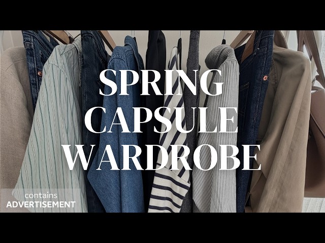 My spring capsule 2026 | Refining my style & shopping my wardrobe for spring