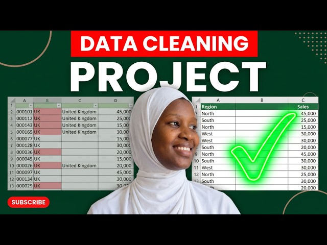 Data Cleaning in Excel: Clean & Prepare a Real Dataset From Scratch (Beginner Project)