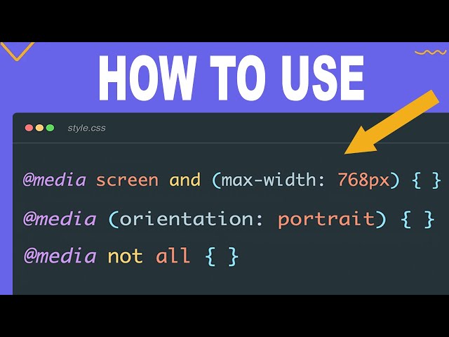 Each Media Query in CSS You MUST Know