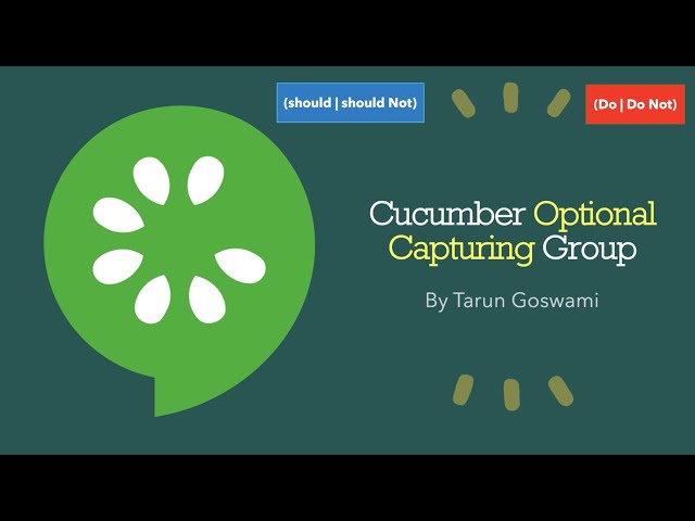 Cucumber Optional Capture Groups