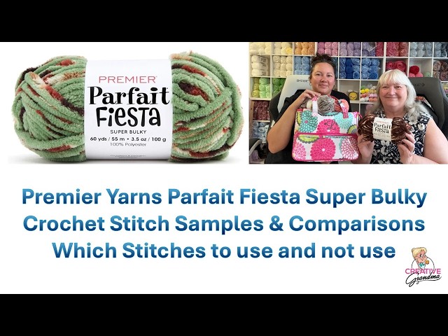 Yarn Swatch Time Featuring Premier Parfait Fiesta In Depth Review