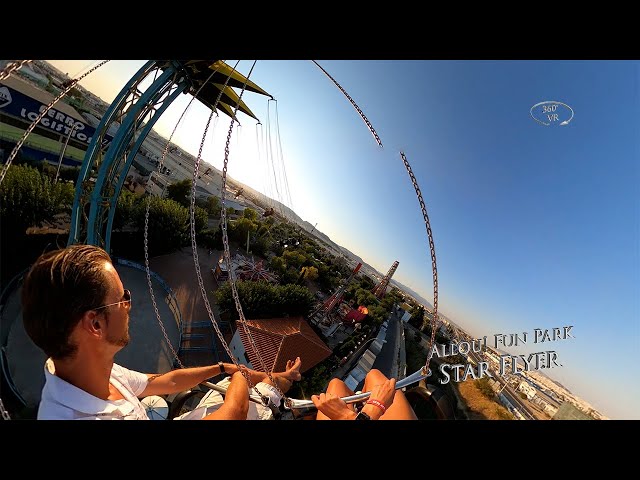 Allou! Fun Park Star Flyer Day 360° VR POV Onride