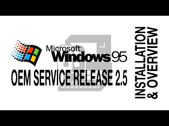 How to install Windows 95 OSR 2.5 in 86Box