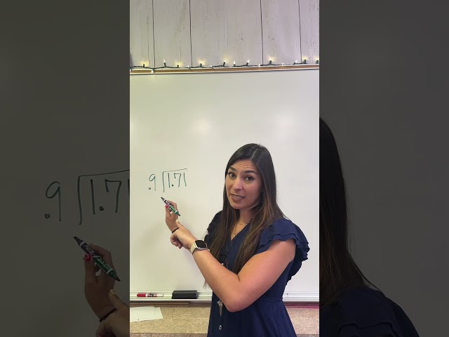 How to Divide Decimals! 5th & 6th grade math help #mathhelp #6thgrademath #division #divisiontricks