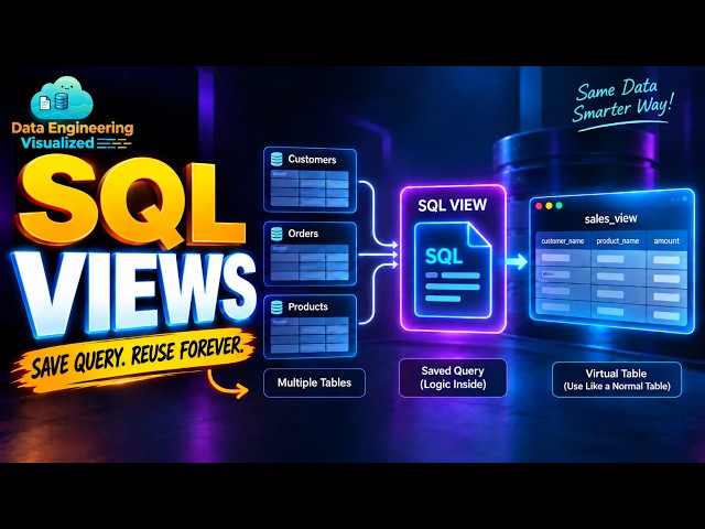 SQL Views Explained: Stop Writing the Same Query Again!